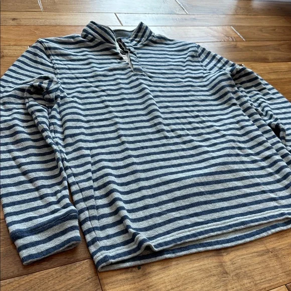 Johnnie-O striped lightweight striped henley - Picture 4 of 7
